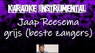 Jaap Reesema -  Grijs (Beste Zangers)     , instrumental met tekst