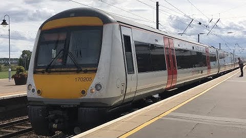 **Rare** 6 Car Class 170’s Departs Ely 24/08/18