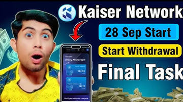 Kaisar Network Final Withdrawal Task | Kaisar Network Listing date | Kaisar Network New Update Today