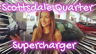INDOOR Scottsdale Quarter Supercharger Review @ Scottsdale, AZ 4K Tesla Charging Stations Scottsdale