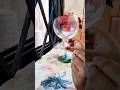 toote wine glass par craft 🍷. kanch ki glass par craft.
