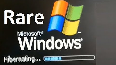 The Windows XP hibernate screen and more!