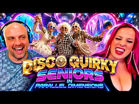 Disco Quirky Seniors in Parallel Dimensions | AI Music Video - 4K | THE WOLF HUNTERZ REACTIONS