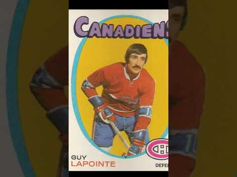 Guy Lapointe Montreal Canadiens 1971-72 O-Pee-Chee 145 NHL Hockey Card #montrealcanadiens