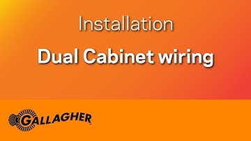 Installation Guide | Dual Cabinet wiring