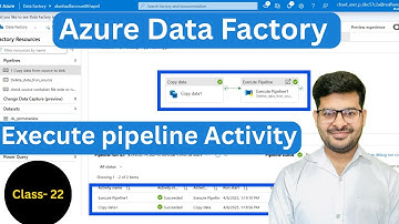 Execute pipeline Activity In Azure Data Factory || Azure Data Factory Class - 22