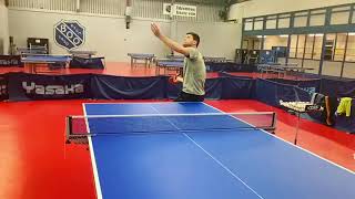 Тренировка подачи в настольном теннисе от Димы Овчарова (Dima Ovtcharov)