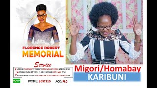 Florence Roberts Memorial Service Migori&Homabay||Book us on 0728532889 for Live Streaming & More