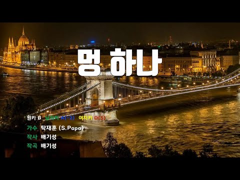 [은성 반주기] 멍하나 - 탁재훈(S.Papa)