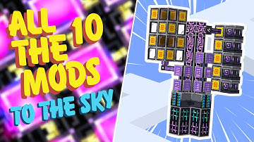 All The Mods 10 To The Sky EP6 Soaring Into Applied Energistics 2 Autocrafting & Storage!