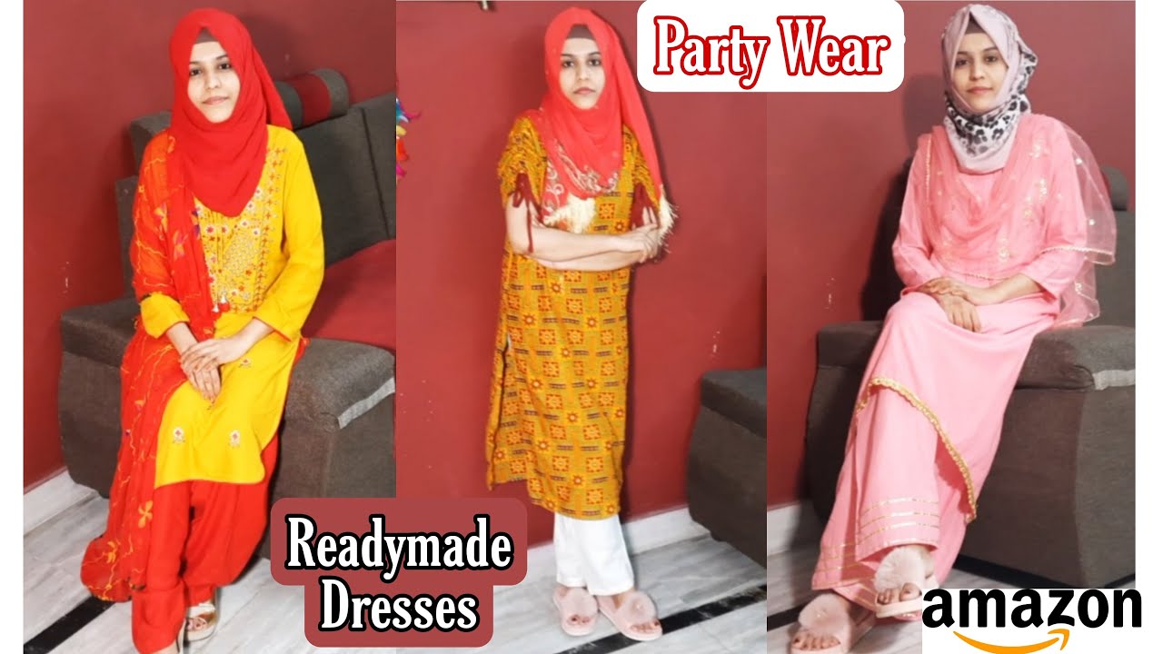Ready Made Suits Party Wear Dresses Online at Amazon Cotton Dresses Rayon Dresses Buy Online
