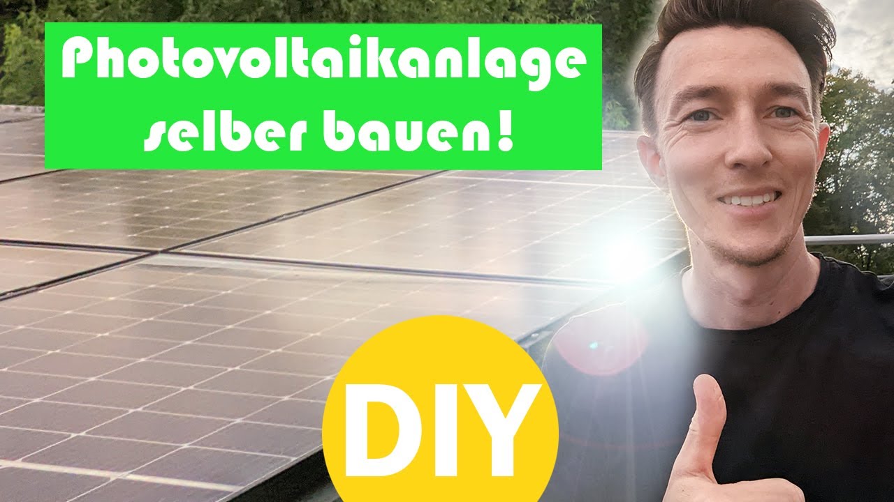 Photovoltaik selber bauen - DIY Solaranlage für den Carport mit Trapezblech
