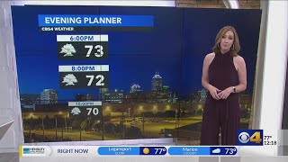 Krista forecasts a slight chance for rain