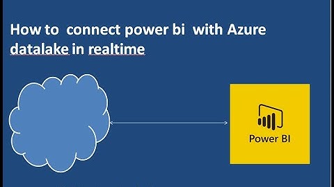 How to Connect Power BI with Azure DataLake files in realtime || Interview Question