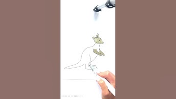Discover the Joy of Drawing a Kangaroo #shorts #drawing #RavlykArt