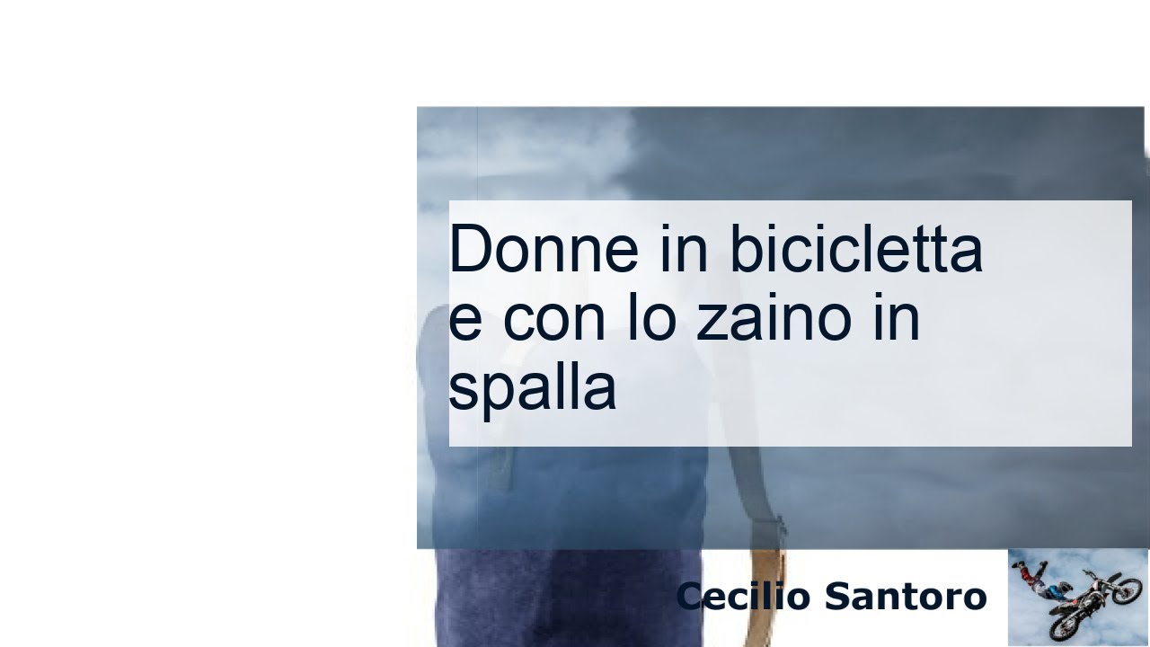 Donne in bicicletta e con lo zaino in spalla | Viagginbici - YouTube