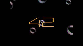 Colorful Numbers 1 to 3000 with bubbles