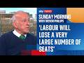 Pollster: 'Labour are going to lose a very large number of seats' in local elections
