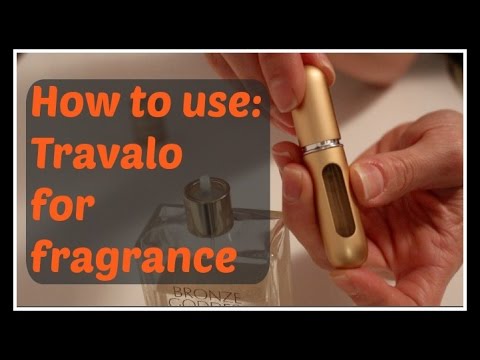 How to: Fill a Travalo travel refillable fragrance sprayer 