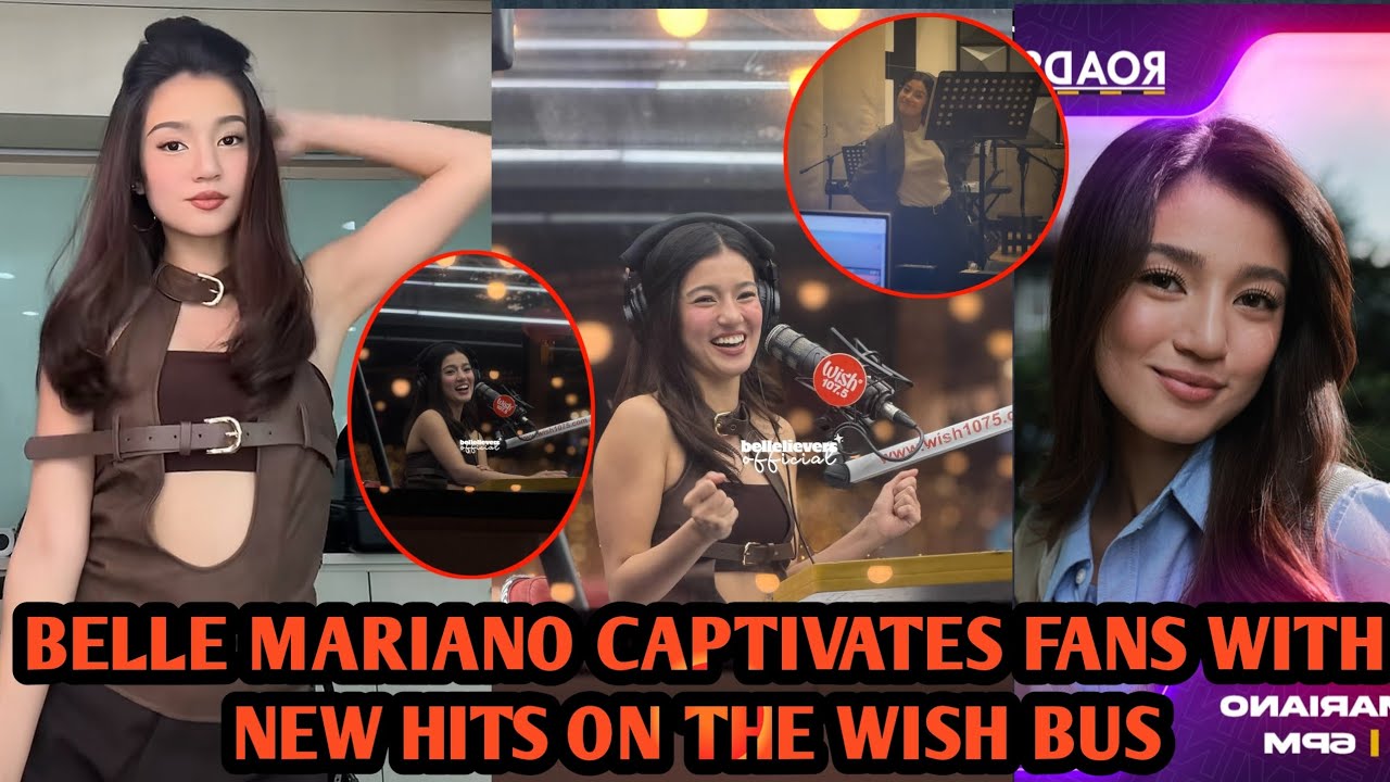 Белль Мариано покоряет сердца поклонников новыми хитами в рамках проекта Wish Bus🎤🎧🎙️🫶✨🙏
