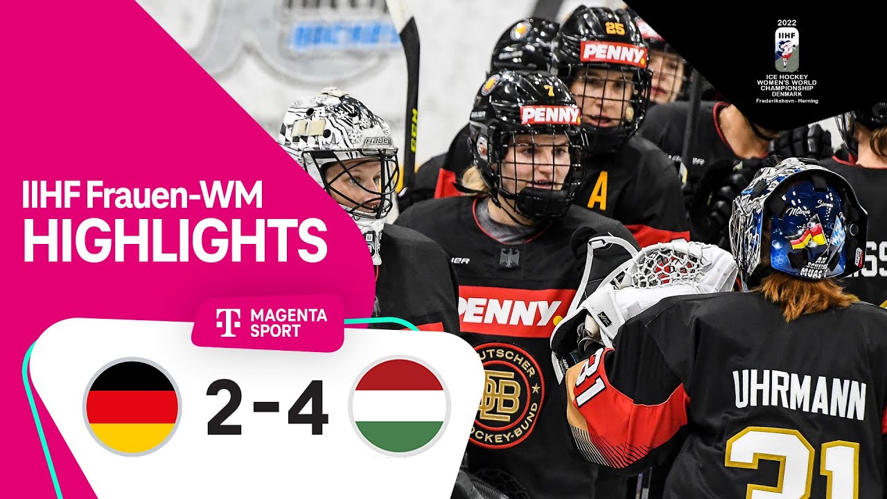 Deutschland - Ungarn Highlights Eishockey Frauen WM 2022