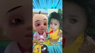 Teror Mata Merah Upin Ipin Di Dunia Nyata😭‼️ #shorts #upinipin #animasi
