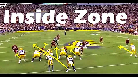 LSU gashing defenses with multiple ways to run Inside Zone