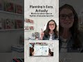 Planning is Easy, Actually