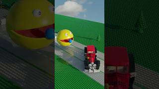 LEGO Pac-Man vs. Cruella's Car! 🏎️💥 #satisfying