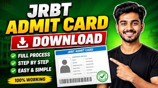 Jrbt Admit Card  Download  Stepbystep   Process jrbt tripura govtjobs admitcard
