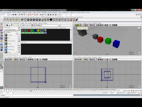 1 - Maya Interface - Basic controls, menu systems and hand positioning.
