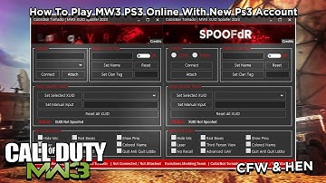 How To Play MW3 PS3 Online With New Ps3 Account In 2024!