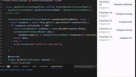 How to get data from weather Api Flutter | Dart