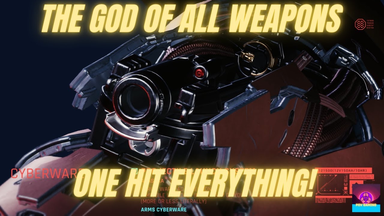 Cyberpunk 2077 - Most Overpowered Weapon! One Hit Everything!