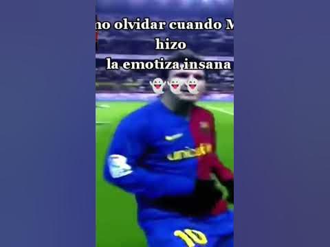 colo olvidar cuando messi iso la emotiza insana - YouTube