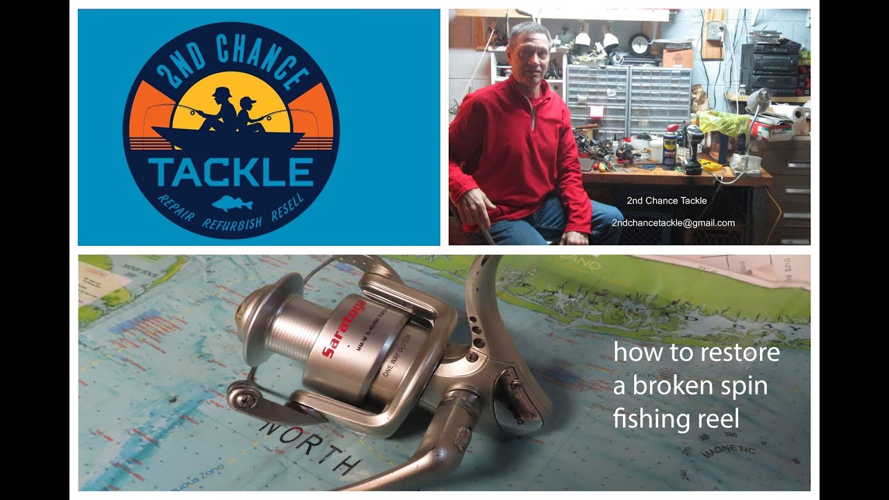 How to give a broken spin fishing reel a 2nd Chance 