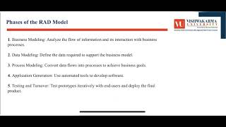 Rapid Application Development Model in Software Engineering