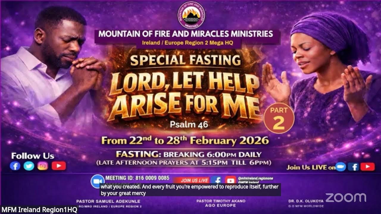 LORD LET HELP ARISE FOR MEN PART2 /50 DAYS DAY45(FASTING AND PRAYER)