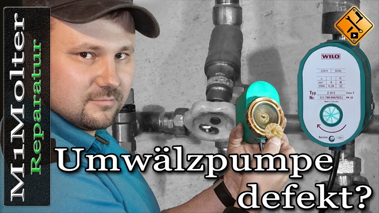 Umwälzpumpe defekt? Reparaturanleitung von M1Molter 