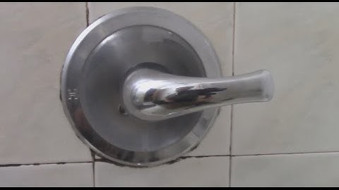 How To Fix A Leaking Single Handle Bathtub Faucet Quick And Easy