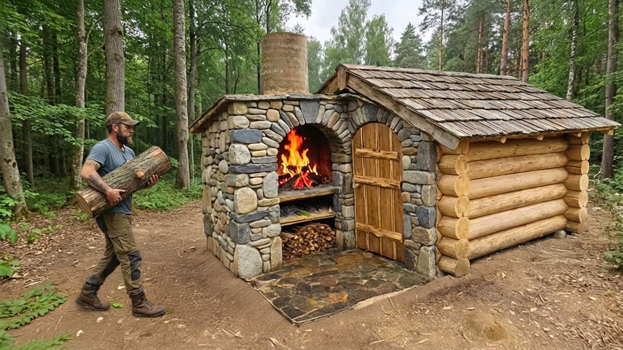 A Man Wants to Live in the Forest. He Built the Cheapest House in 10 Days
