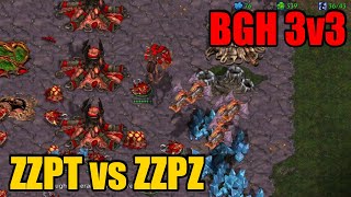 StarCraft BGH 4v4 | Big Game Hunters | Brood War | TeamPlay