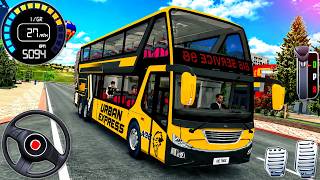 Public City Coach Bus Driving - Multi-Storey Modern Bus Drivers Simulator - Android GamePlay screenshot 1