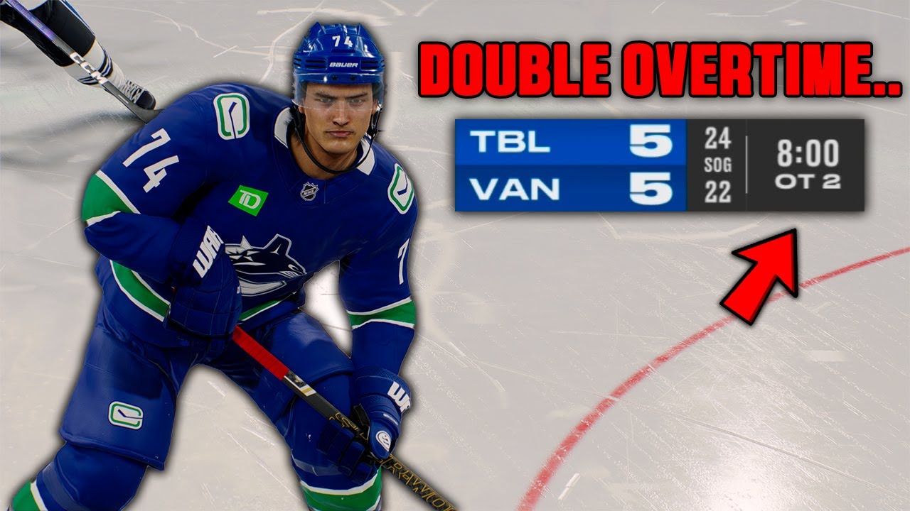 INTENSE DOUBLE OT vs THE BEST TEAM! (NHL 25 6v6 League)