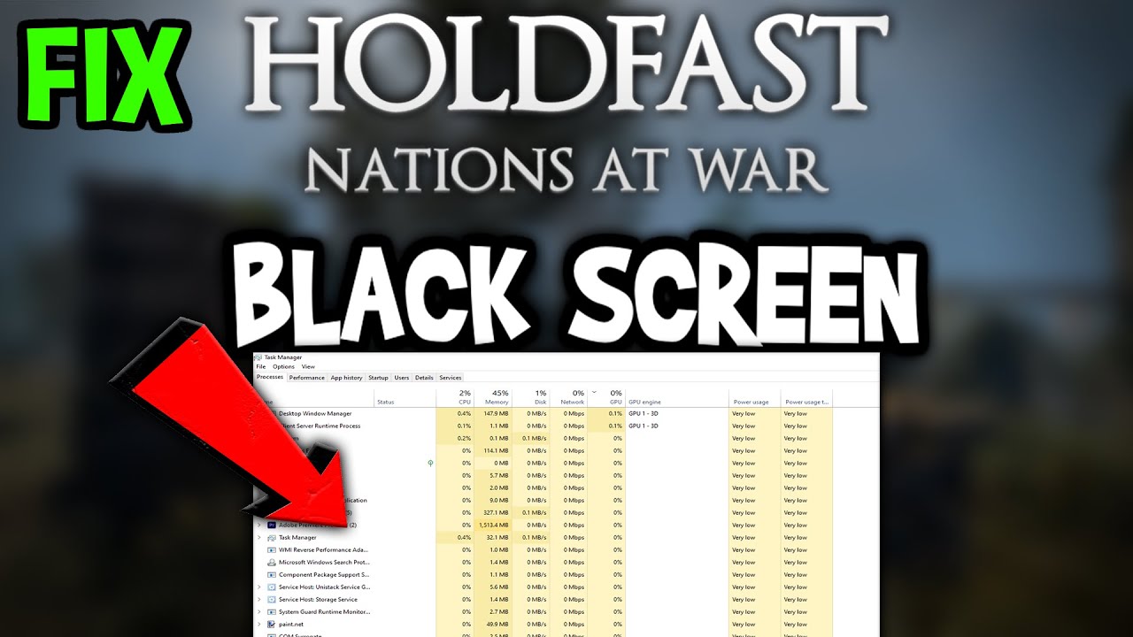Holdfast – How to Fix Black Screen & Stuck on Loading Screen - YouTube