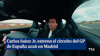 Carlos Sainz Jr. estrena el circuito del GP de España 2026 en Madrid con la primera vuelta histórica
