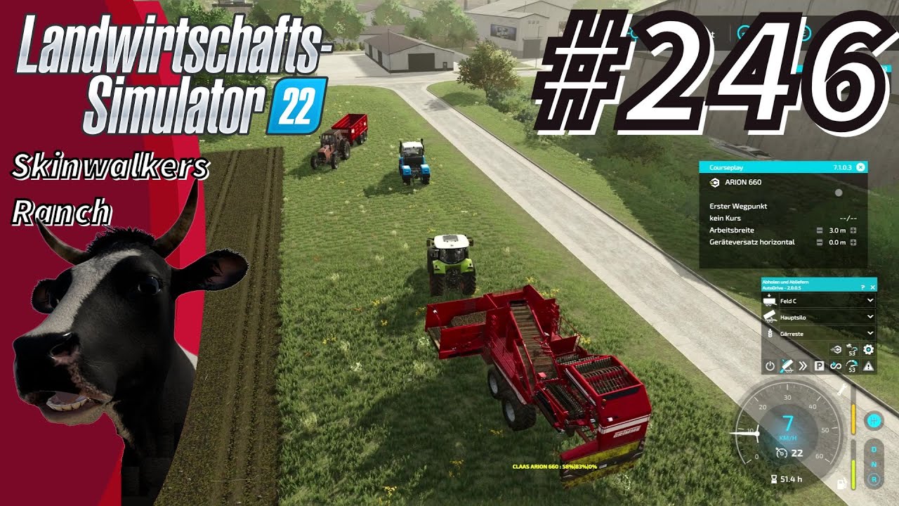 LS22 - Skinwalkers Ranch #246 - Traktoren sortieren - YouTube