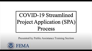 Grants Portal - COVID-19 Streamlined Project Application Webinar screenshot 2