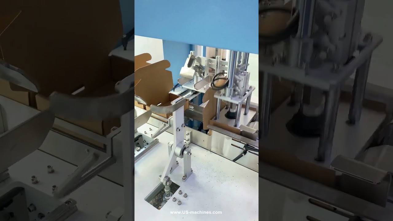 Automatic flip tray case empty box erecting forming making machine