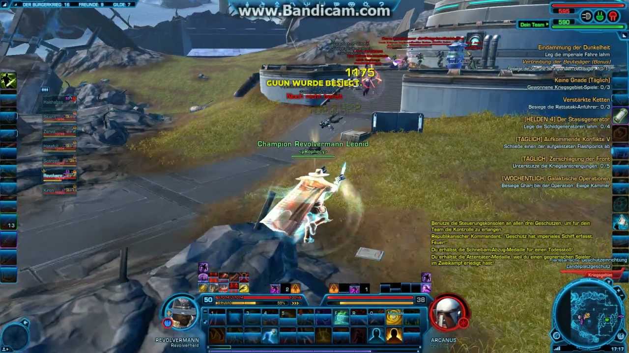 Gunslinger / Revolverheld lvl 50 Swtor pvp dot specced